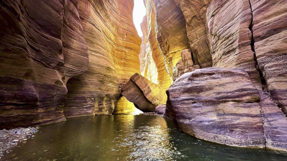 From Amman: Wadi Al Hassa Trail - One Night