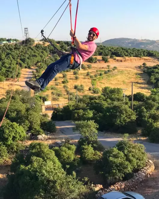 Zipline over Ajloun's Forest Reserve - Jordanian Guests