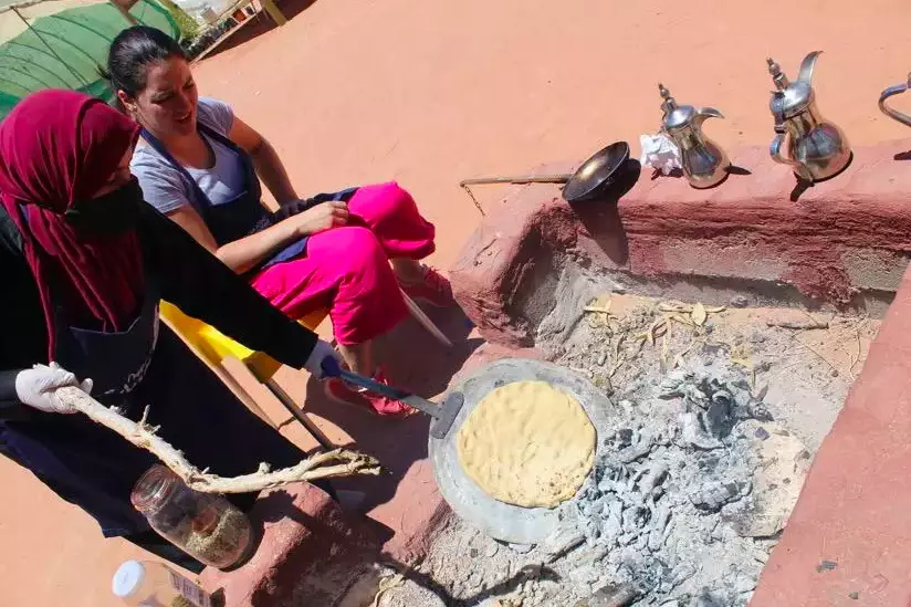 Bedouin Bread Making