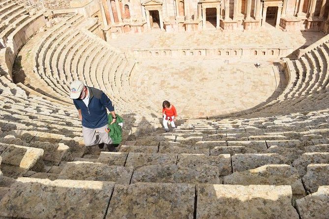 From Amman: Private Day Trip to Jerash, Umm Qais and Ajloun Castle
