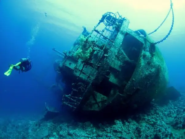 Diving from the shore